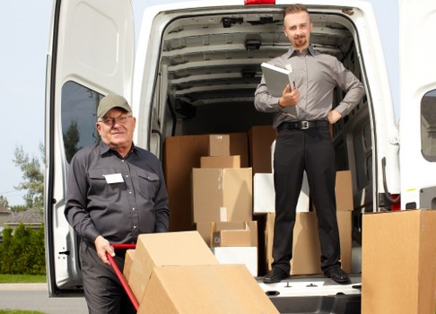 Removals van service in Crossness for local home and business moves