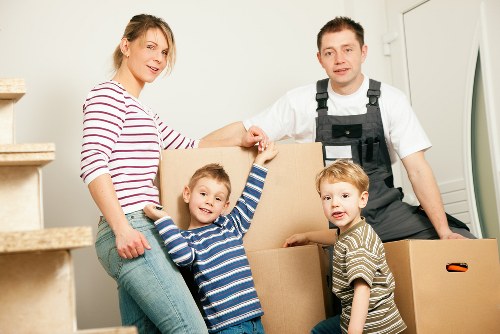 Commercial moving team planning a business relocation in Crossness