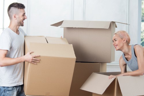 Packing and loading equipment for a Crossness office relocation